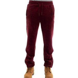 AGTAWH Men Classic Velour Pant Port Size L